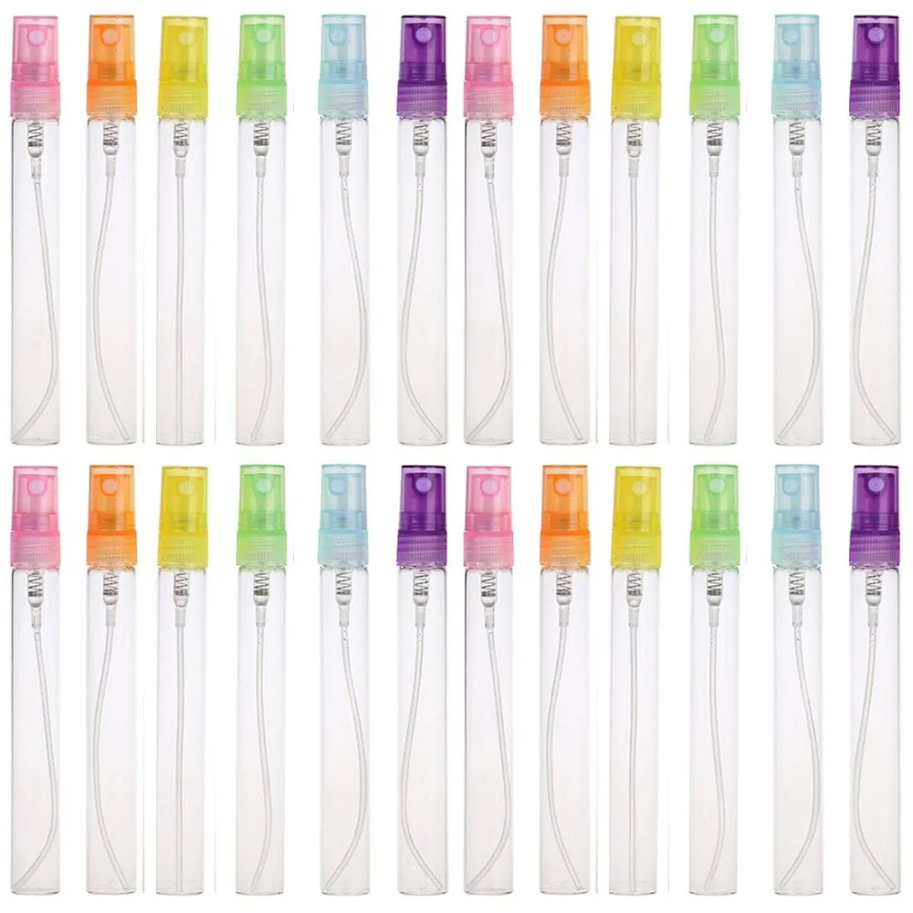 H&ampD 24pcs Multicolor Glass Tube Empty Perfume Bottle perfect for Travelling or Gifts | Красота и здоровье
