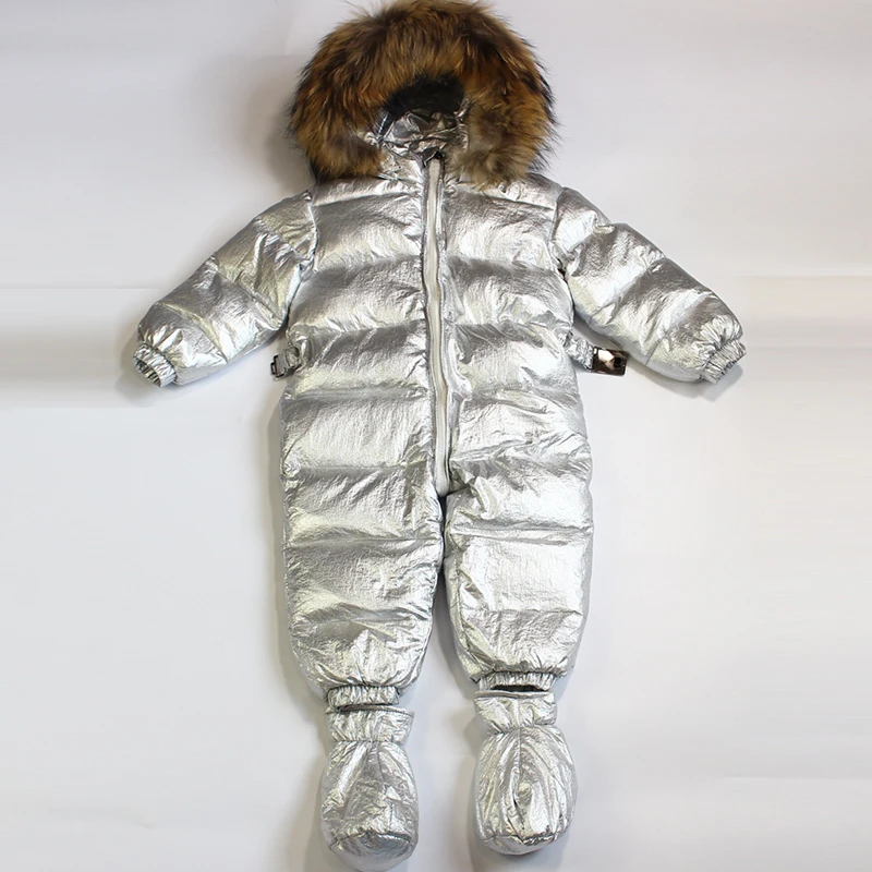 

Baby Winter Duck Down Rompers Newborn Girl Suit Children's Hoodie Winter Thick Climbing Clothes Jumpsuit Snowsuit Boys Jacket