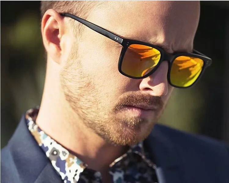 Новые модные солнцезащитные очки мужские брендовые дизайнерские Квадратные Солнцезащитные очки Мужские Ретро Винтажные Солнцезащитные очки для вождения UV400