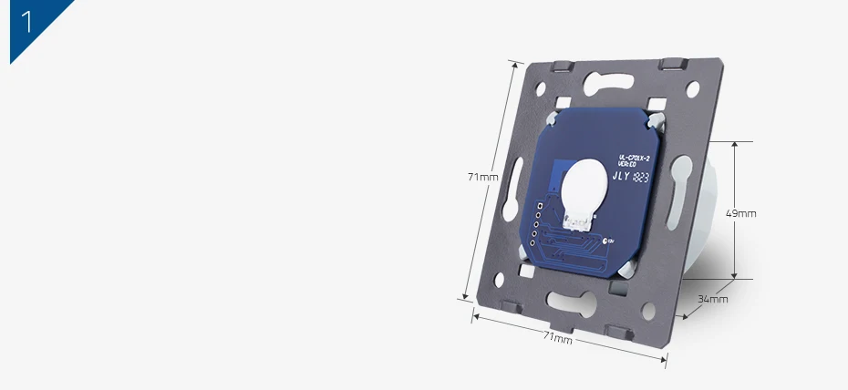 Livolo основание сенсорного экрана ZigBee настенный выключатель света, без стеклянной панели, стандарт ЕС, AC 220~ 250 В, VL-C701Z дистанционный переключатель