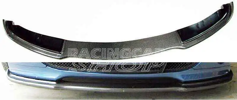 H style CARBON FIBER FRONT BUMPER LIP SPOILER for BMW E87 HATCHBACK 120i 130i 1-SERIES