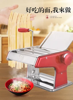 

Pasta Maker Manual Press Stainless Steel Roller Dumpling Leather Machine Wonton Leather Machine Three-knife Press Machine