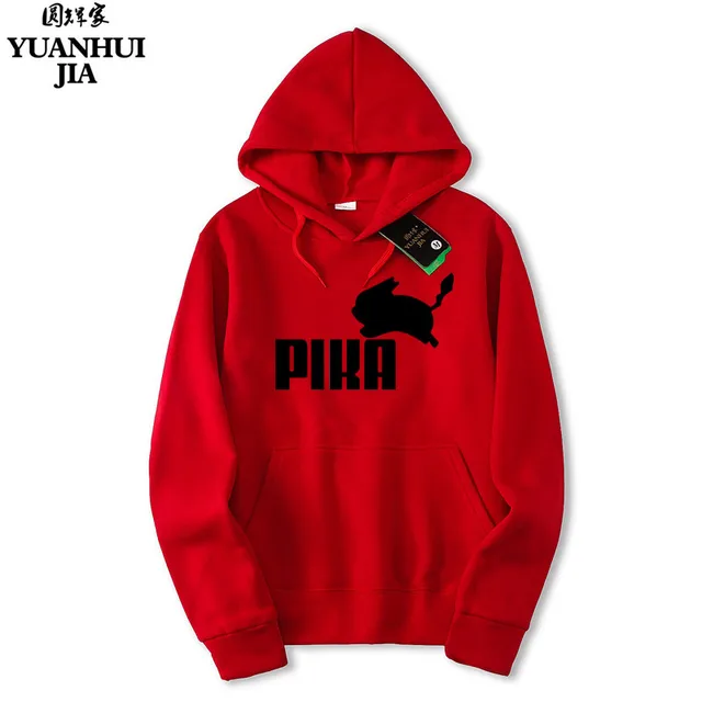 2018 Brand men hoodies Streetwear Anime funny Pokemon