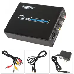 Прочный портативный HDMI 1080 P/720 P в композитный AV/S-Video конвертер