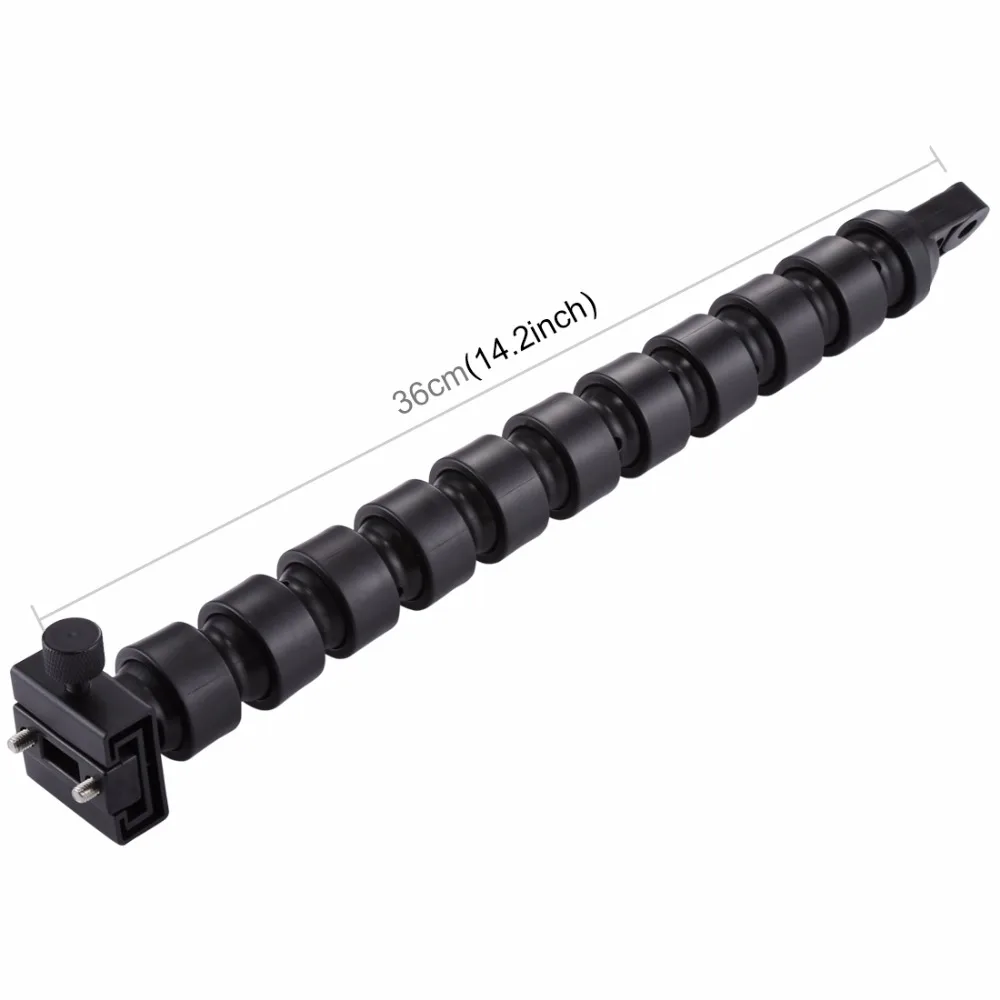 Flexível para Câmera Iluminação de Vídeo com Adaptador Fixa + T-groove ys + Base Puluz Polegada Braço Subaquática Foto & Placa 14 35.5 cm - Image 3