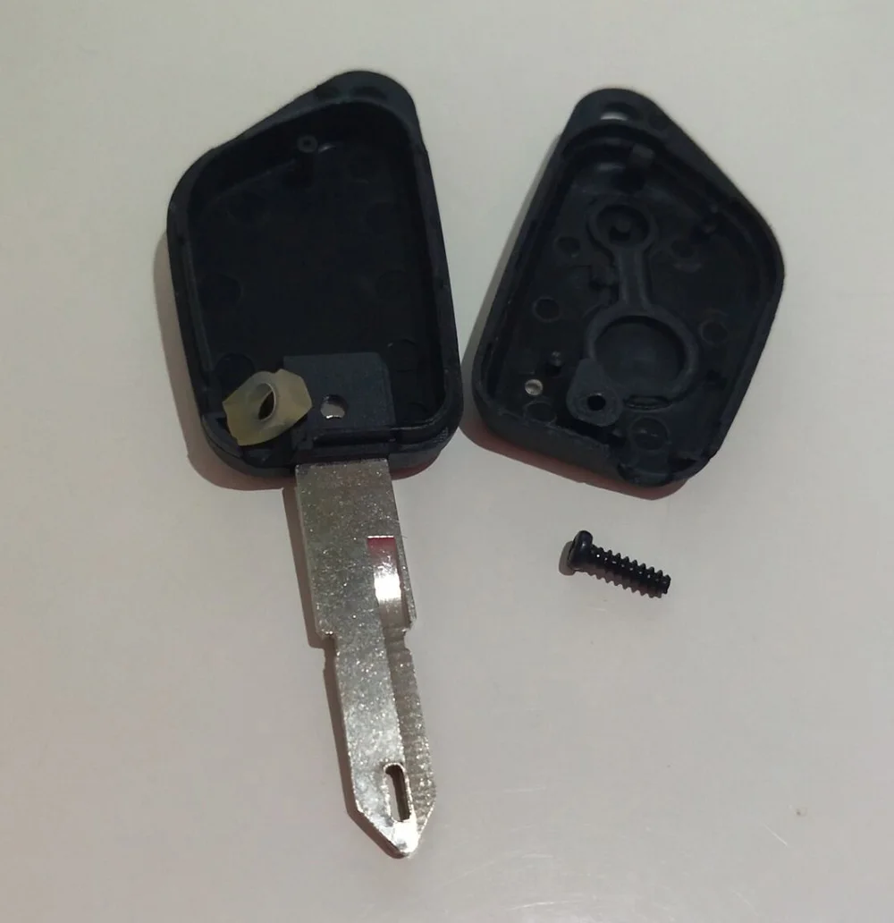 2 Buttons Key Shell For Peugeot 106 205 206 306 307 405 406 With 53# Key Blade (22)