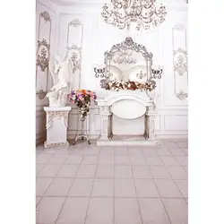 Свадебные виниловая ткань элегантный Европейский indoor Фон фотографии для детей принцессы фото студия портрет фоны