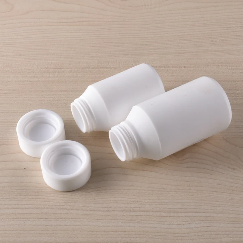 

50ML,100ML Thickened PTFE plastic Reagent Bottle Teflon container Strong acid and alkali resistance storage bottle