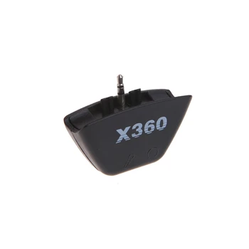 

Portable Black 2.5mm Jack Microphone Headset Earphone Converter Adapter For Xbox 360