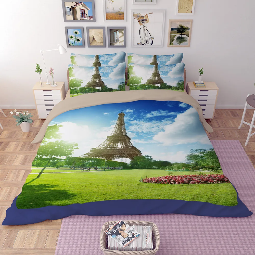 Yeekin Blue Skye Green Grass Eiffel Tower Design Bedding Sheet - Yeekin Blue Skye Green Grass Eiffel Tower Design Bedding Sheet Kingsize Polyester D Eiffel Tower Twin Size Fitted Sheet In Bedding Setsfrom Home yeekin blue skye green grass eiffel tower design bedding sheet - yeekin blue skye green grass eiffel tower design bedding sheet kingsize polyester d eiffel tower twin size fitted sheet in bedding setsfrom home