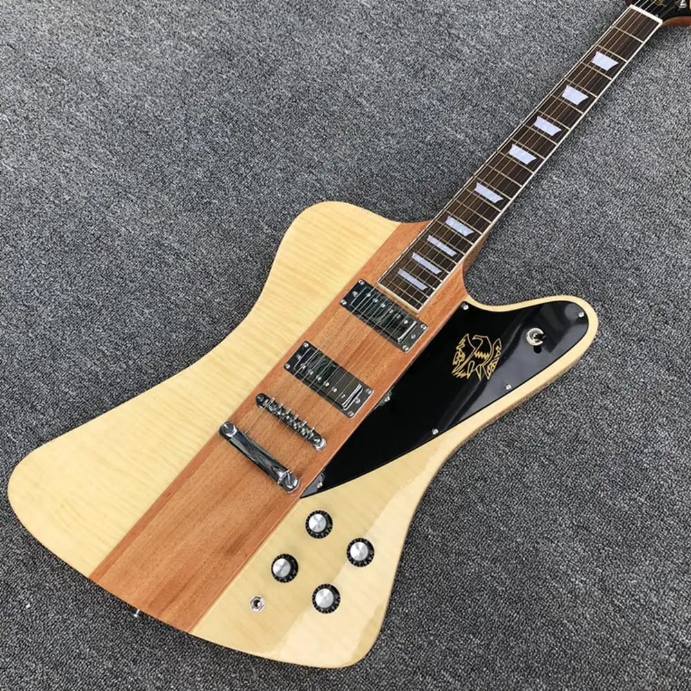 2018 новейшие кольцо thunderbird электрогитара burlywood реальные фотографии Цвет