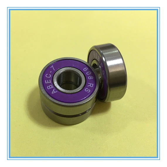 8 шт./лот 608 2RS шариковые подшипники 8X22X7 мм ABEC 7|bearing 8x22x7|bearing bearingbearings 608-2rs |