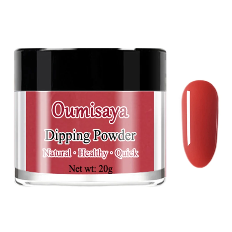 20 г/шт. Oumisaya Nail Dip порошок цвета, Dip системы первой необходимости, без запаха и здоровый(нет необходимости УФ/светодиодный светильник лампы лечения - Цвет: D011