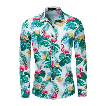 

Mens Casual Short Sleeve Summer Hawaiian Shirt Men Printing Shirt Streetwear Camisa Masculina Mens Dress Plus Size Shirts