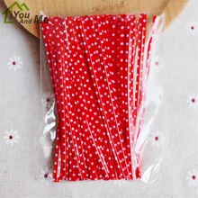 100Pcs/lot Baking Bags Wire Belt Twist Ties Packaging Rope Cookies Lollipop Bakery Bag Seals Party Packing Gift Tools 100Pcs/lot Baking Bags Wire Belt Twist Ties Packaging Rope Cookies Lollipop Bakery Bag Seals Party Packing Gift Tools
