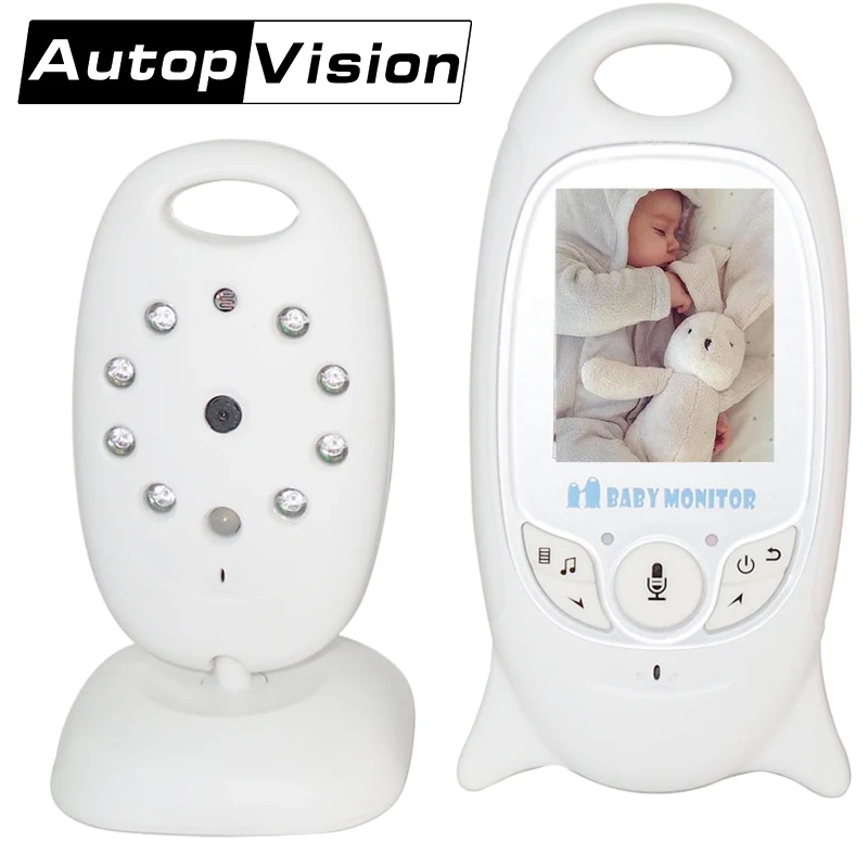 VB601 5PCS/lot 2inch IR Night Vision Baby Monitor Temperature monitor video baby nanny Monitor