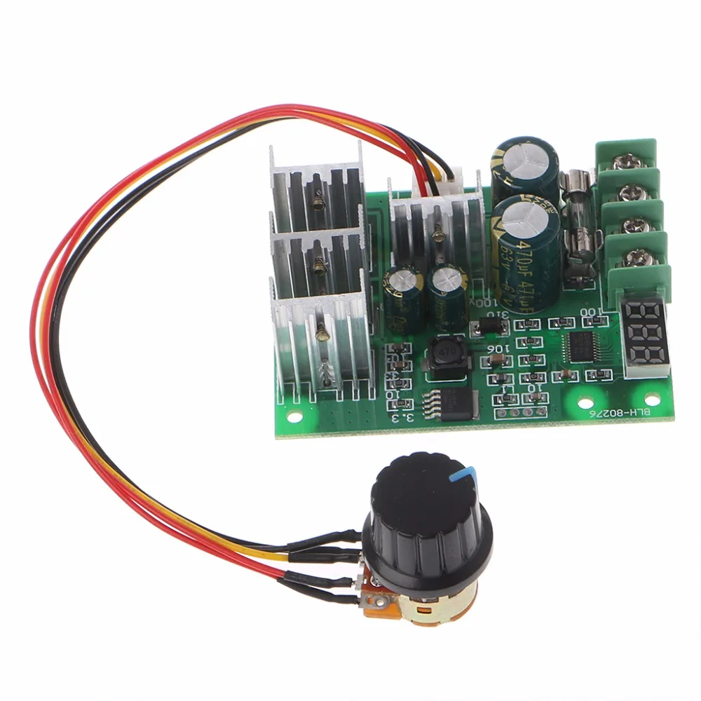 

PWM DC Motor Speed Controller 30A Digital Display 0~100% Adjustable Drive Module 1A41145
