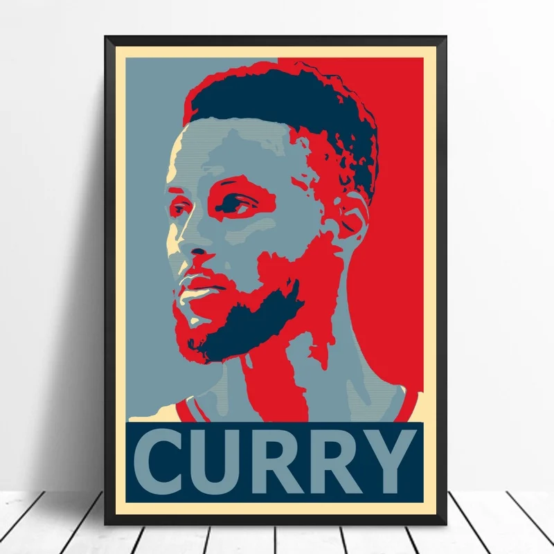 

Pop Art Stephen Curry Poster Wall Decor Canvas Print Home Decor Poster No Frame