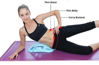 

New Body Massager Back Stretcher Massage Magic Lumbar Support Waist Neck Relax Mate Pain Relief Lumbar Disc Herniation