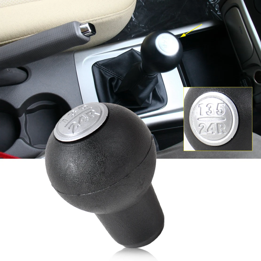 DWCX 5 Speed MT Gear Stick Shift Knob for Hyundai Elantra Avante XD
