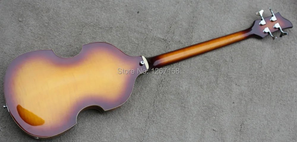 Левая рука бас Скрипки basshi-bb серии полностью полые body2 штапельного звукосниматели, винтажные Стиль 4-строка bb2 Стиль. прямая с фабрики