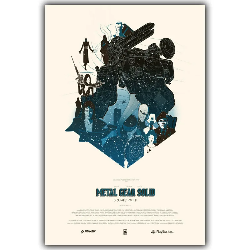 

Metal Gear Solid V The Phantom Pain Game Hot Artistic Silk Fabric Poster Print 30x45cm 50x75cm Picture Home Decor