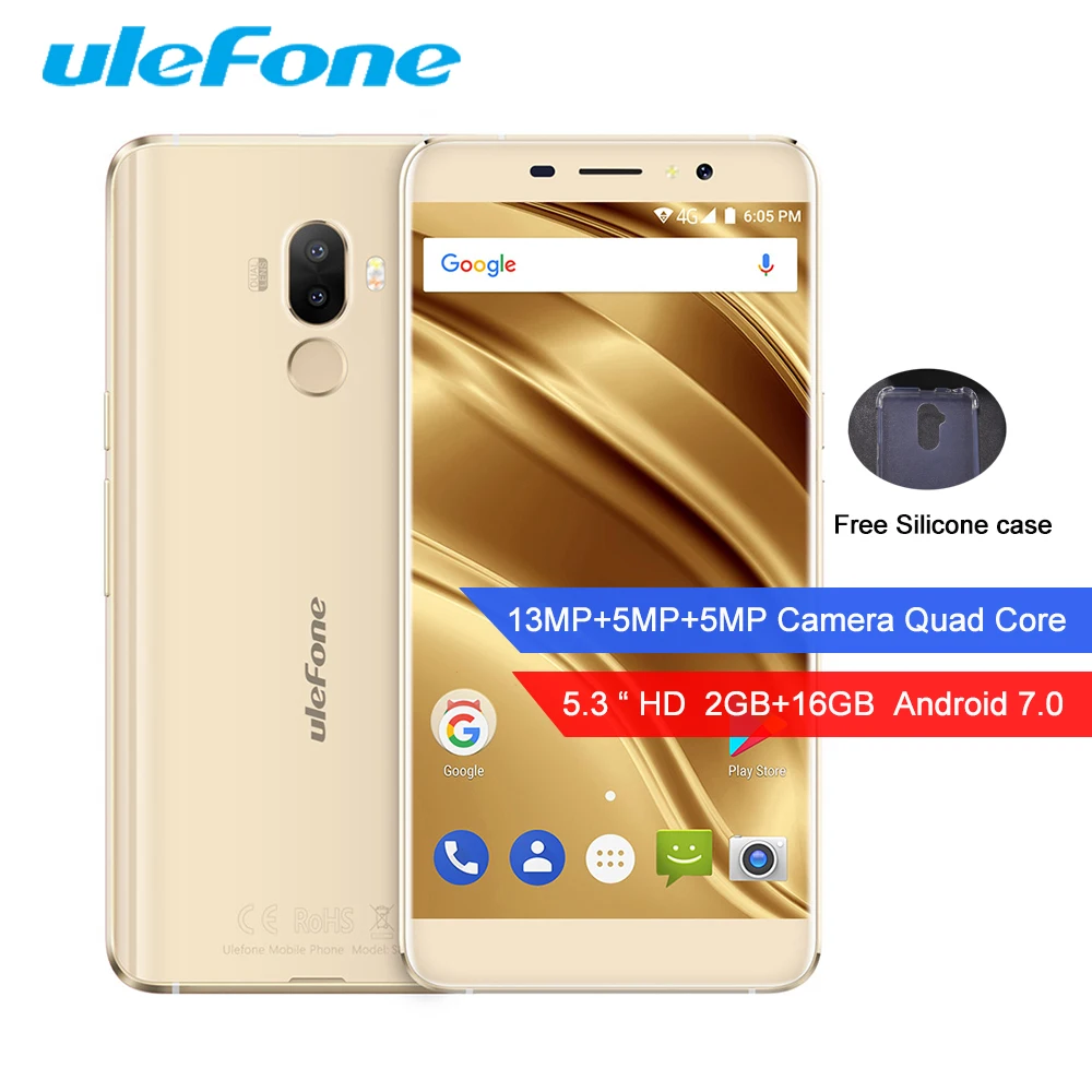 Ulefone S8 Pro Smartphone Android 7 0 MT6737 Quad Core 1 3GHz 2G RAM 16G ROM