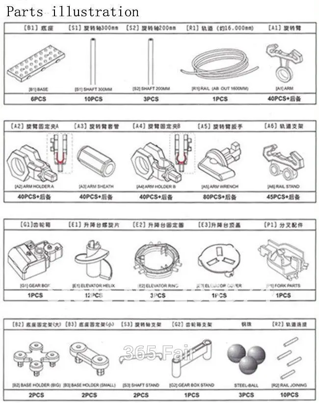 Уровень 1-9 Игрушка американские горки DIY Spacewarp Spacerail Warp Drive Space Orbitor P2