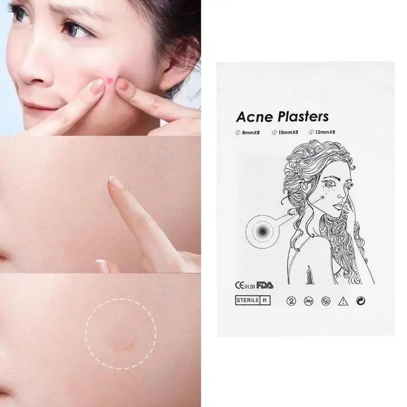 Online 24 Pcs Stiker Sepotong Jerawat Tak Terlihat Jerawat Patch Remover Perawatan Blemish Komedo Stiker Makeup Facial Perawatan Alat