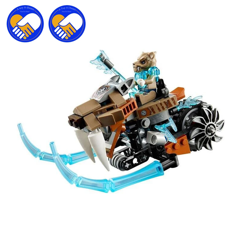 

(A Toy A Dream)Compatible Chimaed figures Strainor's Saber Cycle 70220 Building Blocks 10350 Laval Lion Tribe Toys For Children