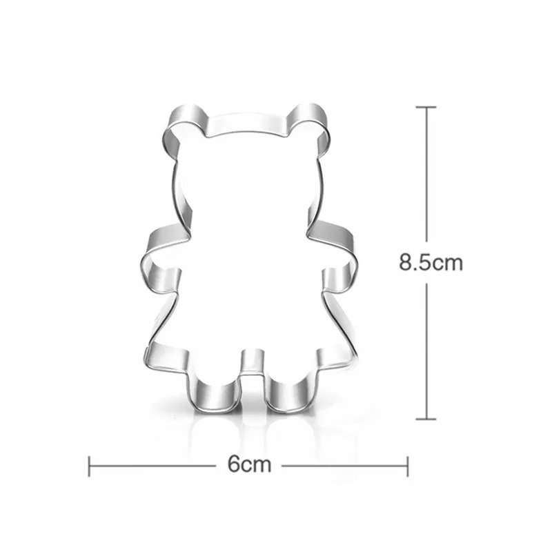 

VOGVIGO Animal Suit Baking Mold for Stainless Steel Baking Accessories Female Bear Mold Decoration Baking Tools New 2019