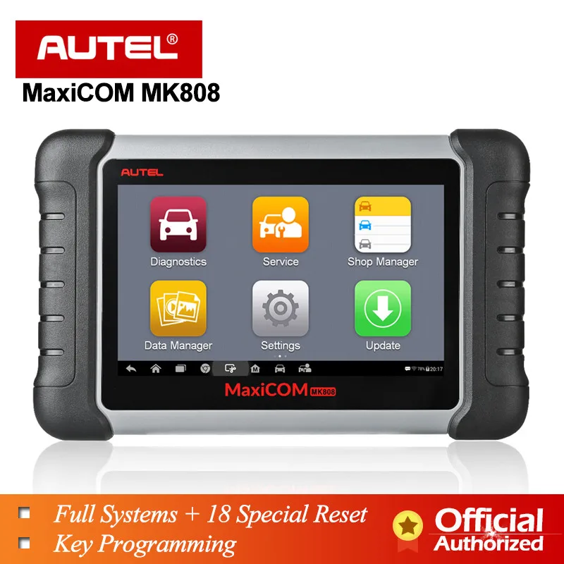 Autel MaxiCOM MK808 MX808 السيارات أداة تشخيص جميع نظام مفتاح البرمجة OBD2 II ماسحة ABS SRS كما MD802 + MaxiCheck برو Autel MaxiCOM MK808 MX808 السيارات أداة تشخيص جميع نظام مفتاح البرمجة OBD2 II ماسحة ABS SRS كما MD802 + MaxiCheck برو