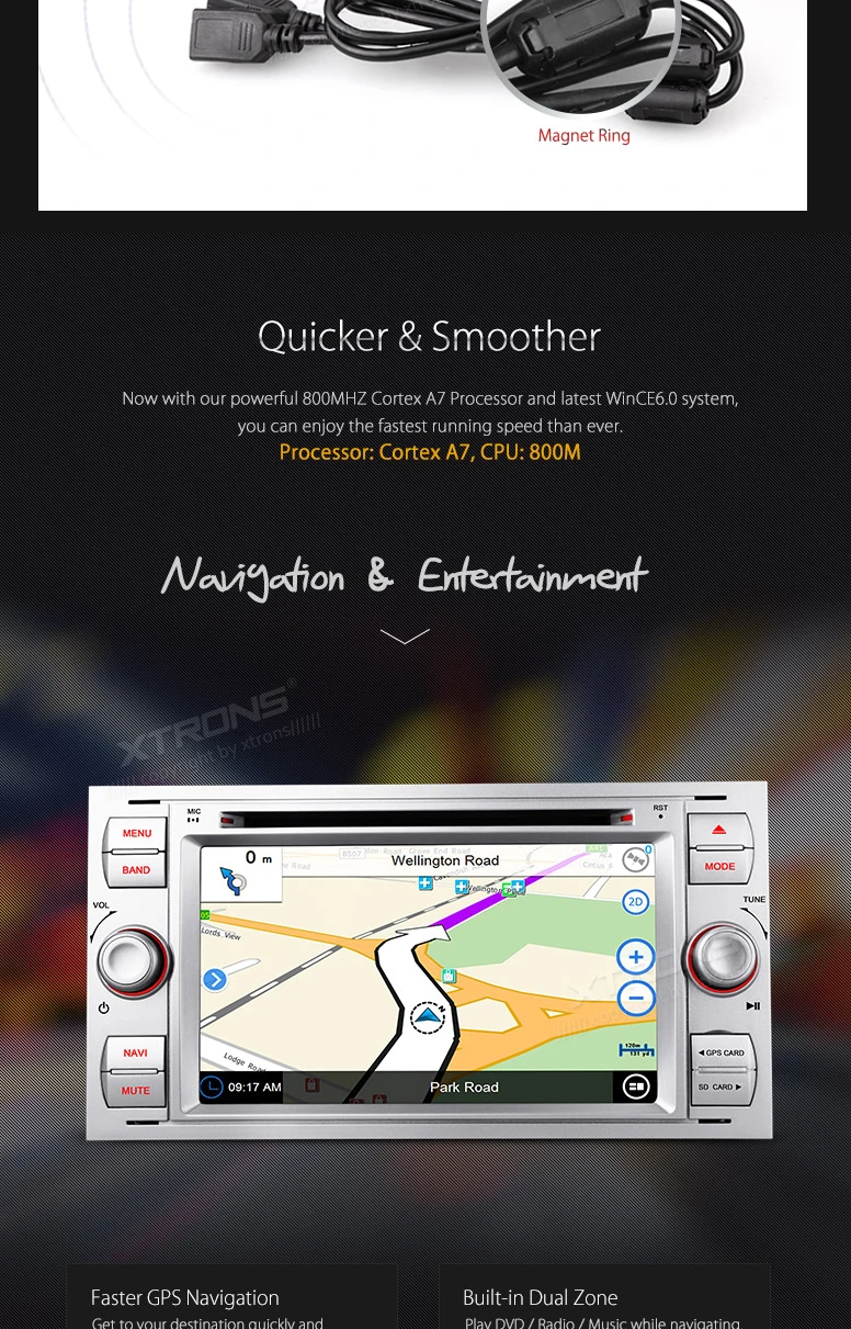 Top 7" Silver Special Car DVD for Ford Focus II 2005-2007 & Kuga 2008-2012 & Fusion 2006-2011 & Fiesta 2005-2008 & Mondeo 2003-2007 9 Top 7" Silver Special Car DVD for Ford Focus II 2005-2007 & Kuga 2008-2012 & Fusion 2006-2011 & Fiesta 2005-2008 & Mondeo 2003-2007 9