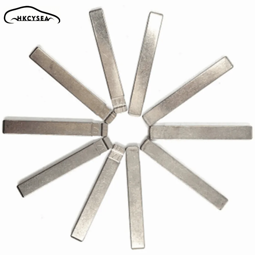 

HKCYSEA 10 pcs/lot Metal Blank Uncut Flip KD Remote Key Blade Type #71 for GM for Buick for Cruze NO. 71 Blade