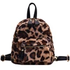 Autumn And Winter Cute Mini Leopard Backpack Velour Double Shoulder Bag Chain School Bags For Girls Children Backpacks 107 5