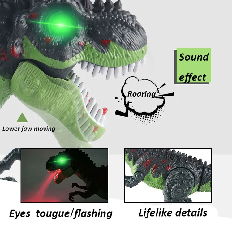 Пульт дистанционного управления электрический спрей динозавр прогулки Поющие светящиеся качели Откладывание яиц динозавров игрушки для мальчиков детские подарки большой рекламный плакат