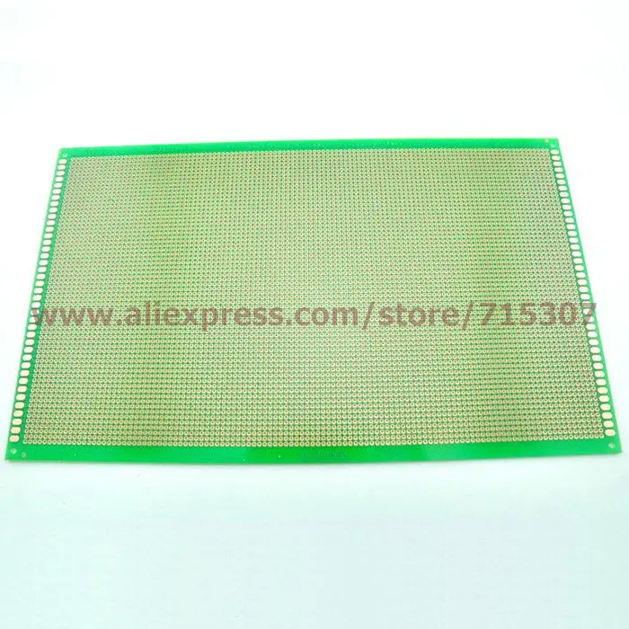 PHISCALE 1pcs 18*30/ 18x30cm CNC fiberglass circuit board/ green oil