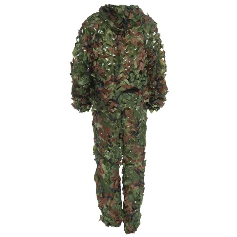 Охотничий 3D камуфляж лист камуфляж костюмы Ghillie Bionic тренировочный костюм набор CS Savage комплект для хранения