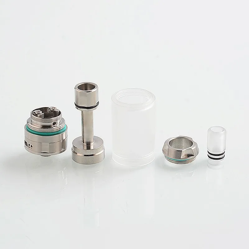 Ceny KA V8 RTA 22mm 5ml atomizer z wymiennym zbiornikiem 510 gwint 316 SS E papieros RTA Vapozier zbiornik z podwójnymi słupkami zbuduj pokład