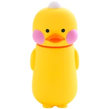 Новые модные креативные двойные жаростойкий Прекрасный Утка Стекло стакана воды портативный студентка прозрачные круглые чашки