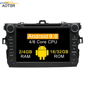 

4+32G Android 9.0 car dvd gps navigation for Toyota corolla 2007 2008 2009 2010 2011 2012 Wifi car dvd radio gps stereo headunit