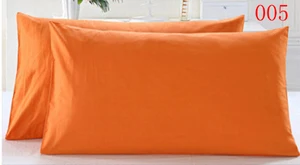 2 шт., наволочки из хлопка, наволочки 48x74 см, наволочка для подушки, Наволочки, матрас, домашний текстиль, гостиницы оранжевого цвета - Цвет: 005