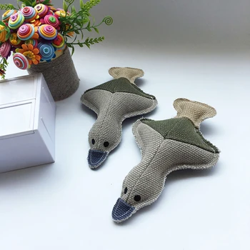 

TAILUP Popular Pet Dog Cat Funny Durability Plush Dog Toys Squeak Chew Sound Toy Fit for All Pets Duck Mouse Squeak Toys