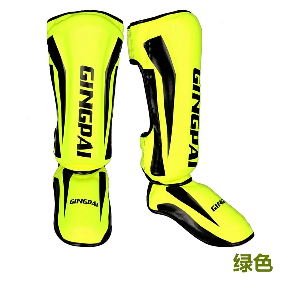 Pretorian Профессиональный Грант бокс Ticken Shinguards Greaves подъем мма ноги Муай Тай близнецы перчатки Боевые мужские защитные щитки Mma - Цвет: GP  green