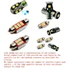 Dôme Lumières Pour Fiat DOBLO GRANDE PUNTO PUNTO Auto automobile Voiture Led intérieur dôme lumières ampoules pour voitures 2 pc ► Photo 2/5
