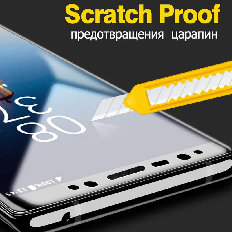 8D полностью изогнутое закаленное стекло для samsung Galaxy S9 S8 Plus A7 A6 A8 S7 edge 6D Защитная пленка для samsung Note 8 9