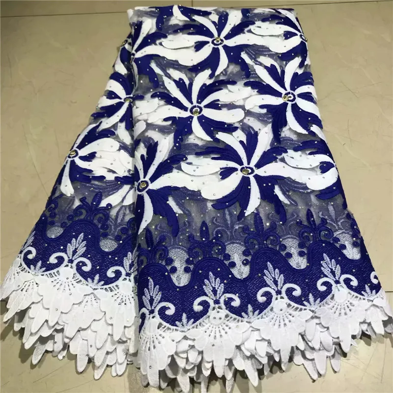 

Fashion African Lace Fabric High Quality African 3D Lace Fabric With Sequins For Nigerian Wedding Dress French Lace Fabric WD432