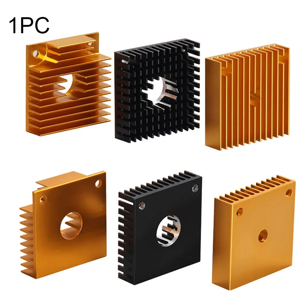 

Mini Cooling Fan Aluminum Durable Extruder Radiator Anode 3D Printer Sheet Replacement Heat Sink Cooler For Makerbot MK7 MK8