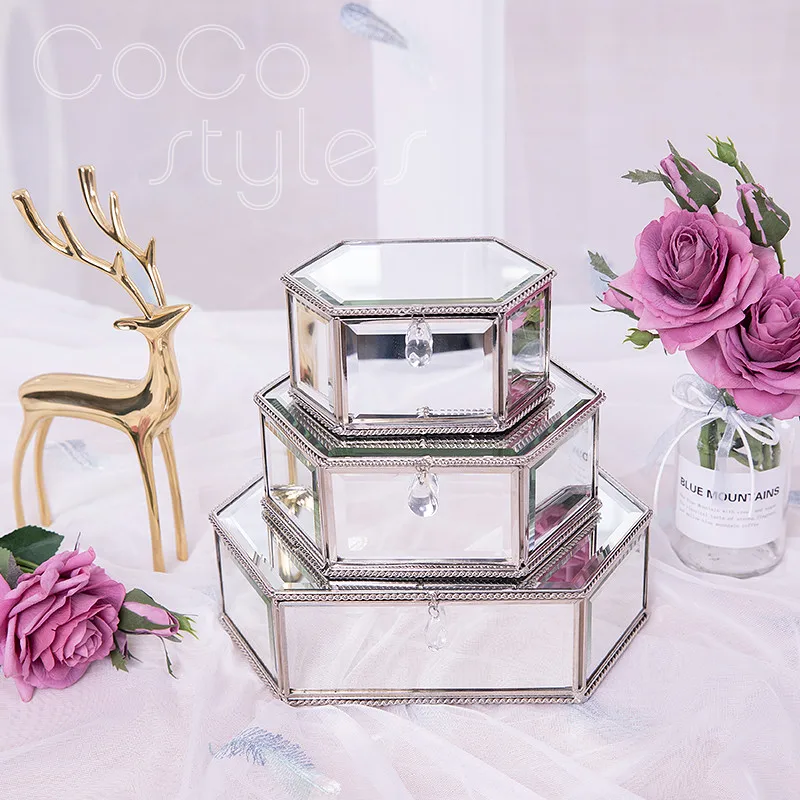

Cocostyles InsFashion creative handmade creative jewellery boxes for modern luxe home decor