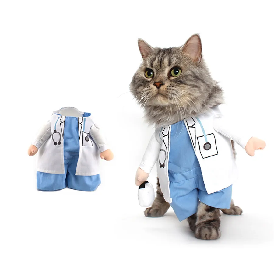Us 999 Neue Produkte Für Pet Doktor Hund Kostüm Kleidung Lustige Katzen Kostüme Halloween Kleidung Für Kleine Tiere Hohe Qualität In Katze Kleidung